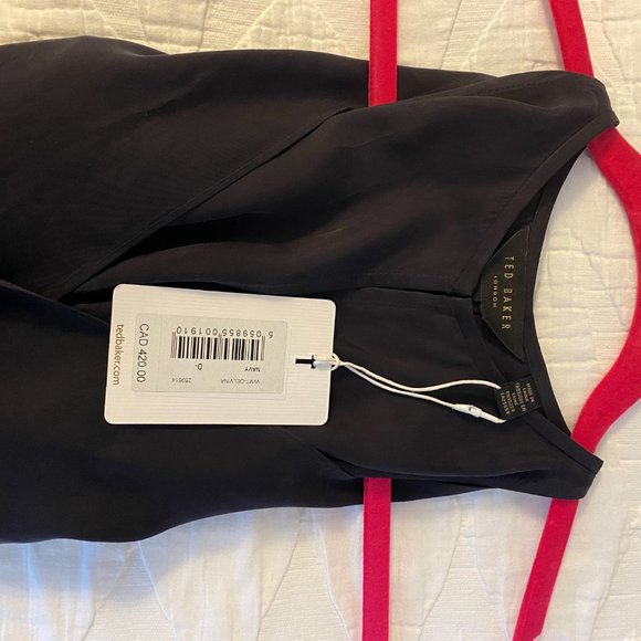 Ted Baker - Meriahh Halter Neck Jumpsuit With wrap Bodice - Picture 7 of 9